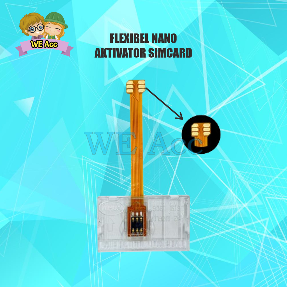 [WE-AC] Aktivator Nano Simcard WIHUA Activator Flexibel Simcard Kartu Chip Modem Aktivator Flexible 