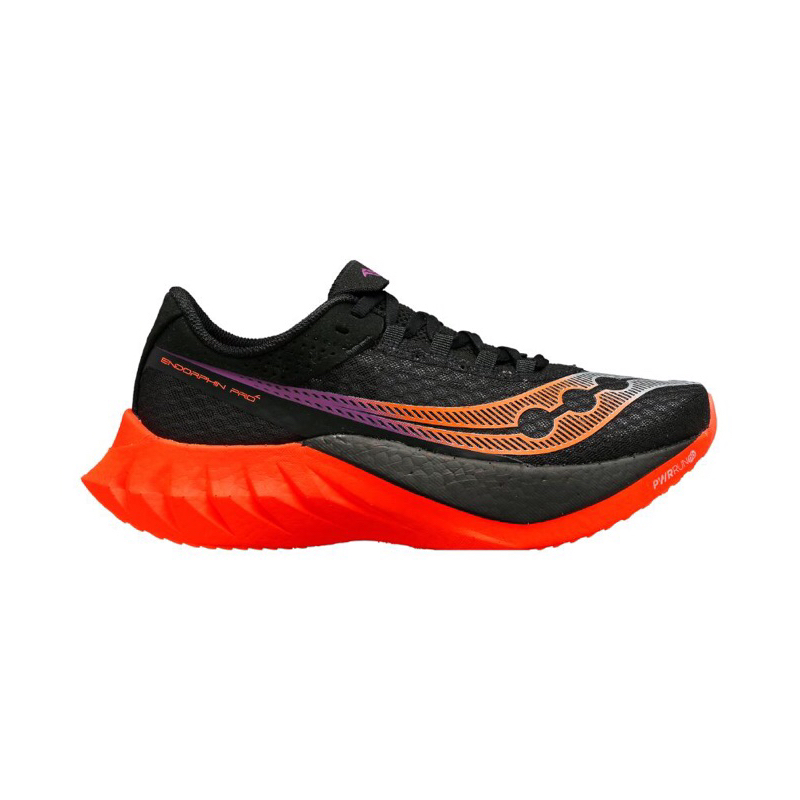 Saucony Endorphin Pro 4 Black Vizi Red Original [RESMI]