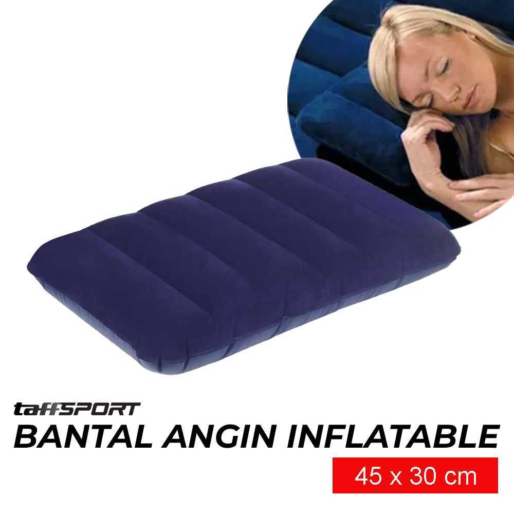 Bantal Angin Inflatable PVC Neck Pillow High Rest - 1 Pcs