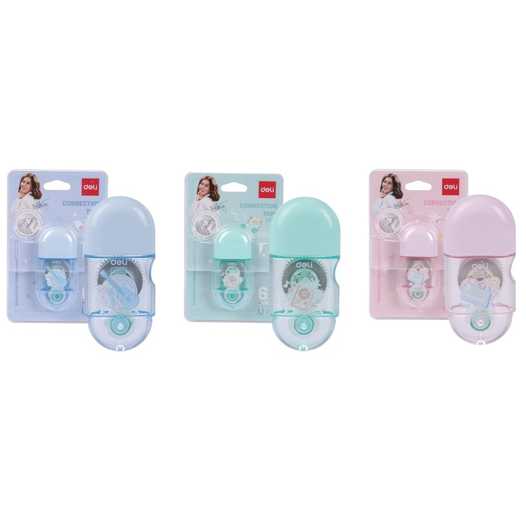 

Deli x Agnes Mo | Tip Ex Kertas (Correction Tape) | H397