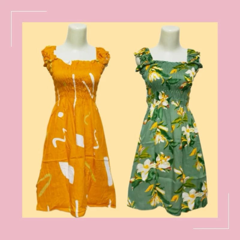 daster kerut bali mini deess kerut