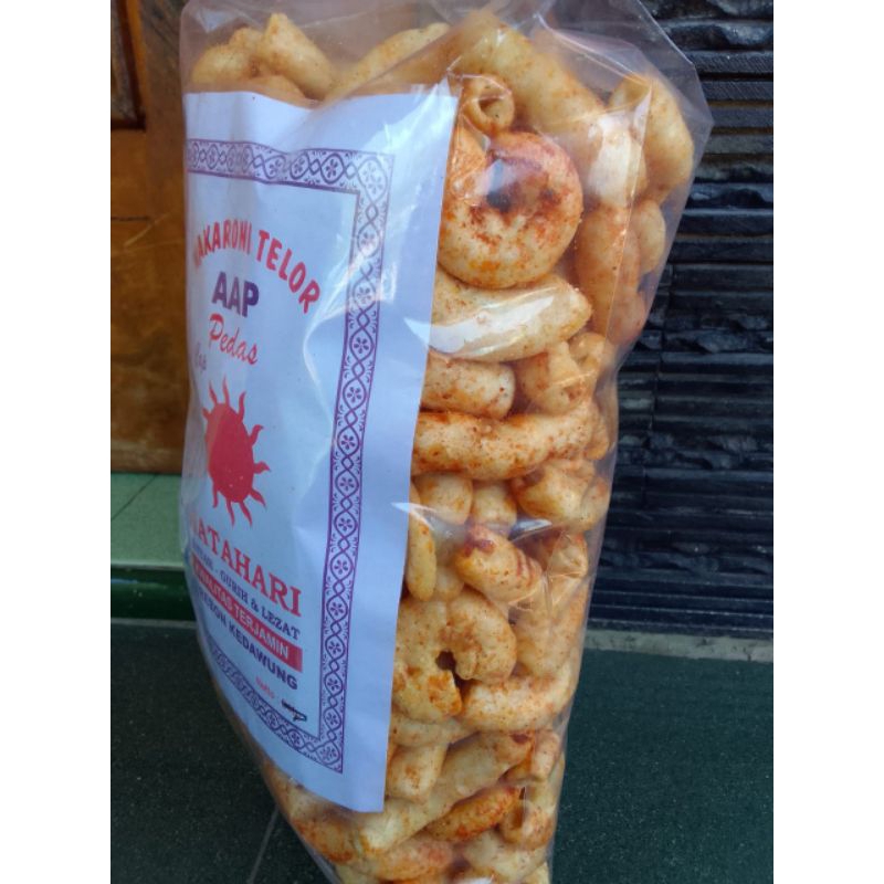 

(GRATIS ONGKIR) MAKARONI TELOR BUMBU PEDAS 500GRAM