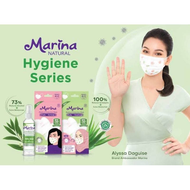 ❣️in.cantik❣️MARINA medical protection mask masker medis masker debu virus