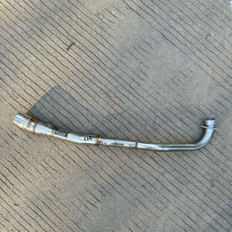 leher knalpot supra x 125 / karisma ori jms d50mm