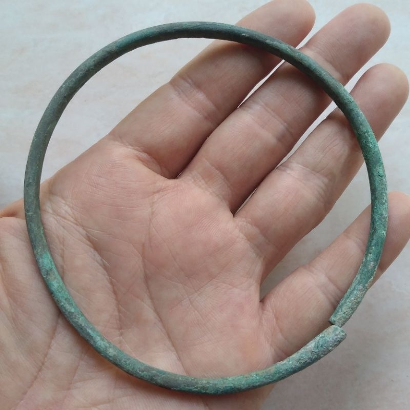 Gelang Perunggu Kuno Diameter Besar Temuan Darat Jatim - YN1689