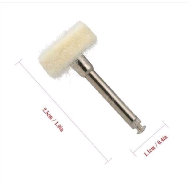 Dental Bur Bulu Domba Contra Angel Polishing Wheel