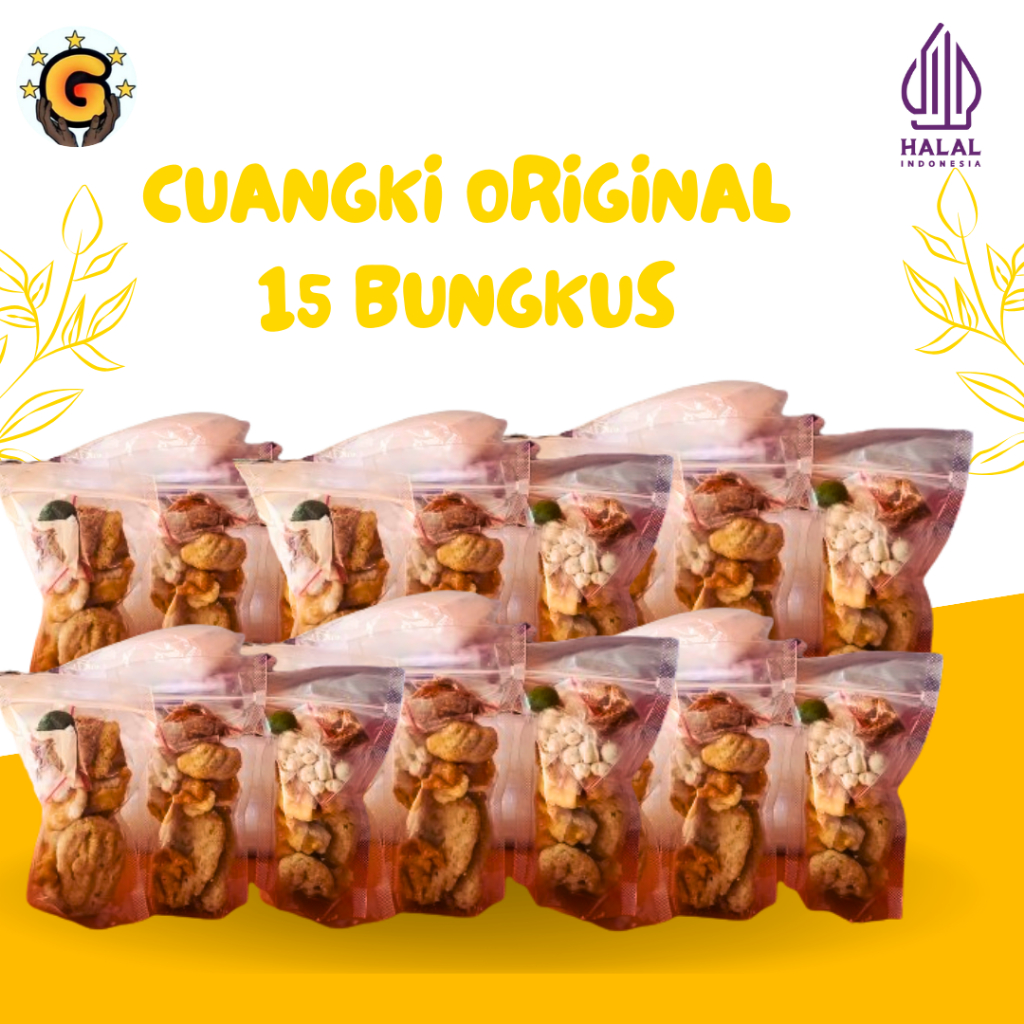 

Caungki Paket 15 Bungkus Paling Murah Gurih Lezat dan NIKMAT