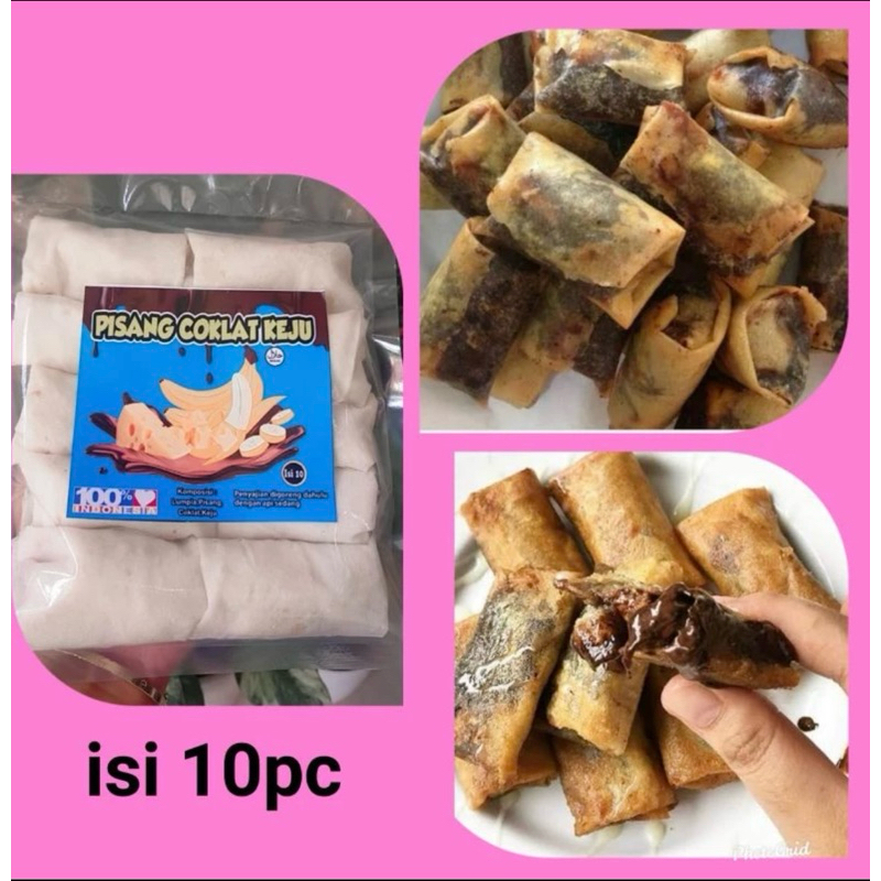 Pisang lumer coklat keju