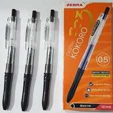 

pulpen/bulpen zebra kokoro / sweet 0.5 1pack isi 12 pcs