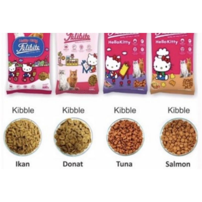 Makanan kucing Felibite 500gr 500 gr
