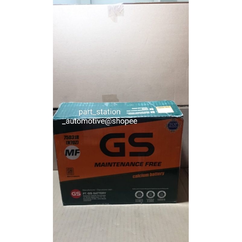 ACCU / AKI GS MAINTENANCE FREE N70Z