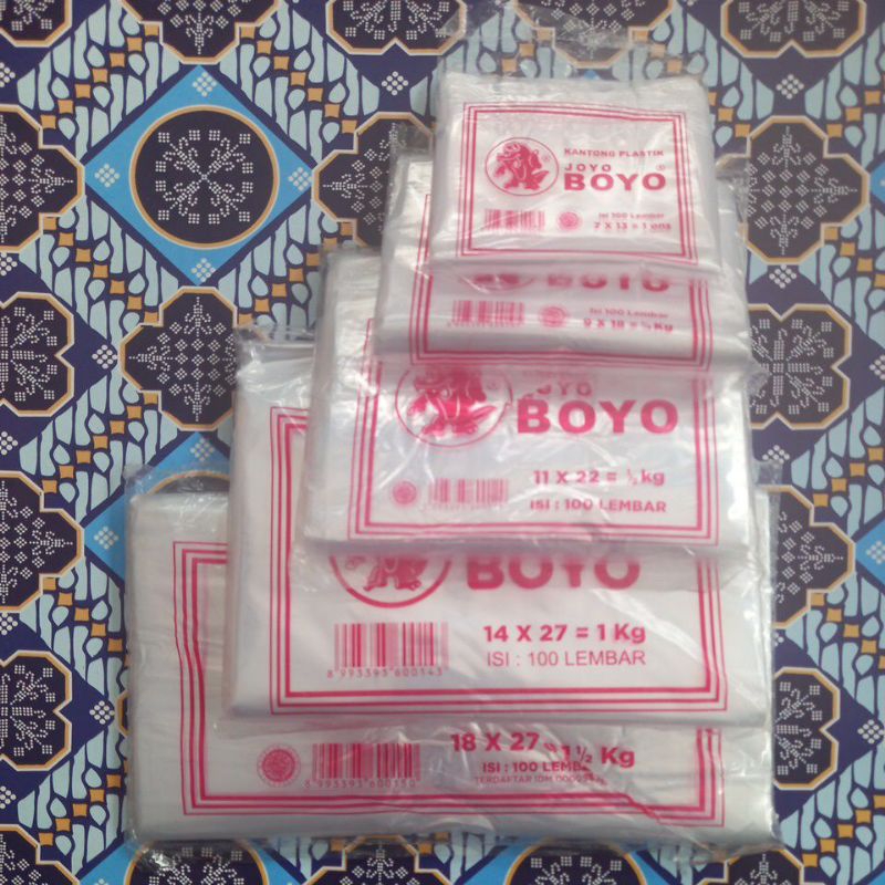 Plastik Joyo Boyo Bening