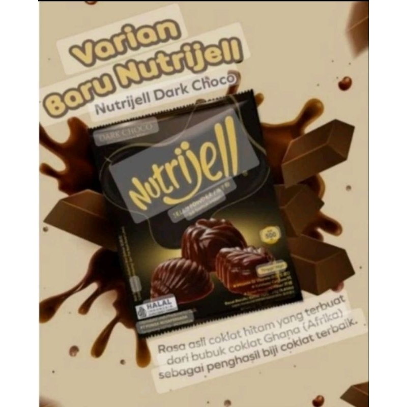 

Nutrijell Dark Choco Ekonomis 12 gr