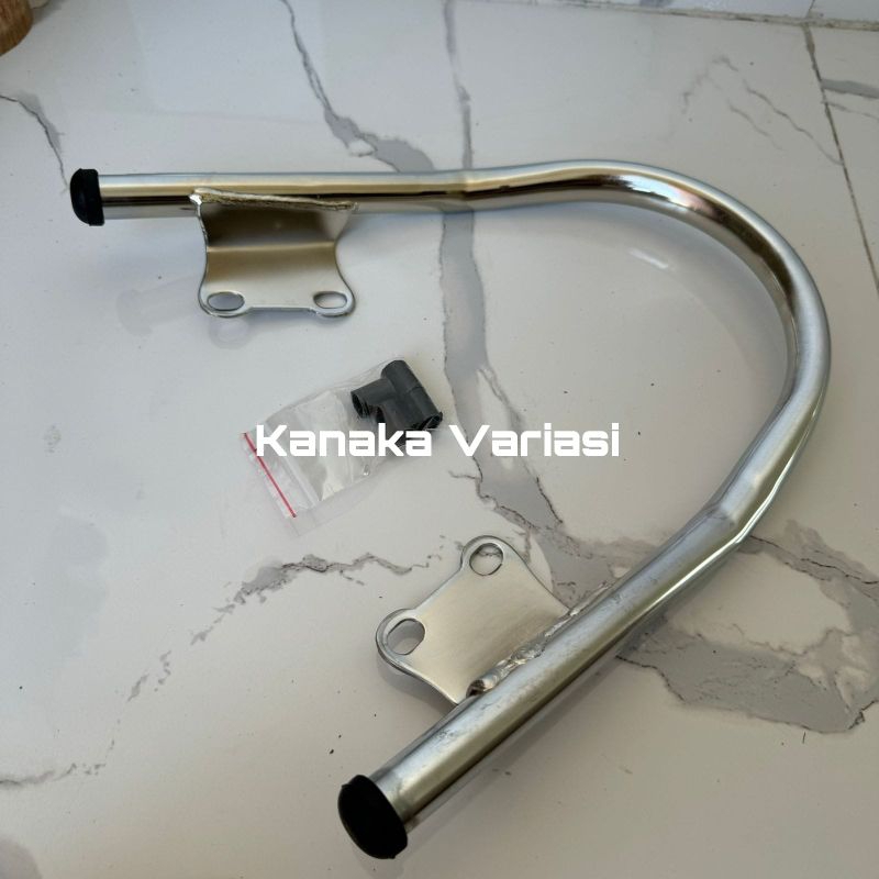 Behel Belakang BEAT Karbu / Street / Pop / Fi / ESP CHROME BERKWALITAS Aksesoris Motor Beat