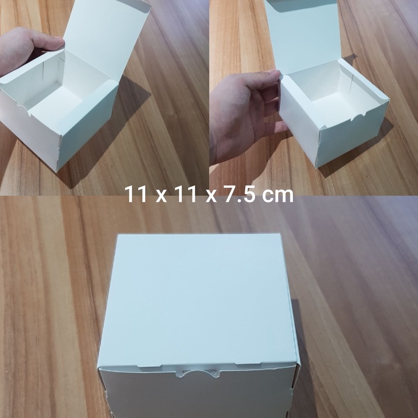 

Eksklusif Dus Putih Uk 11 x 11 x 75 cm utk chiffon cake slice cake tartdll HARGA UNTUK 1 PCS DUS