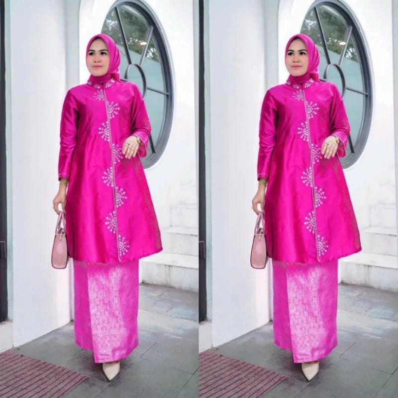 SET KEBAYA KURUNG PAYET ZIG ZAG | BAJU KURUNG PAYETN | BAJU KURUNG PAYET WISUDA | BAJU KURUNG PAYET 