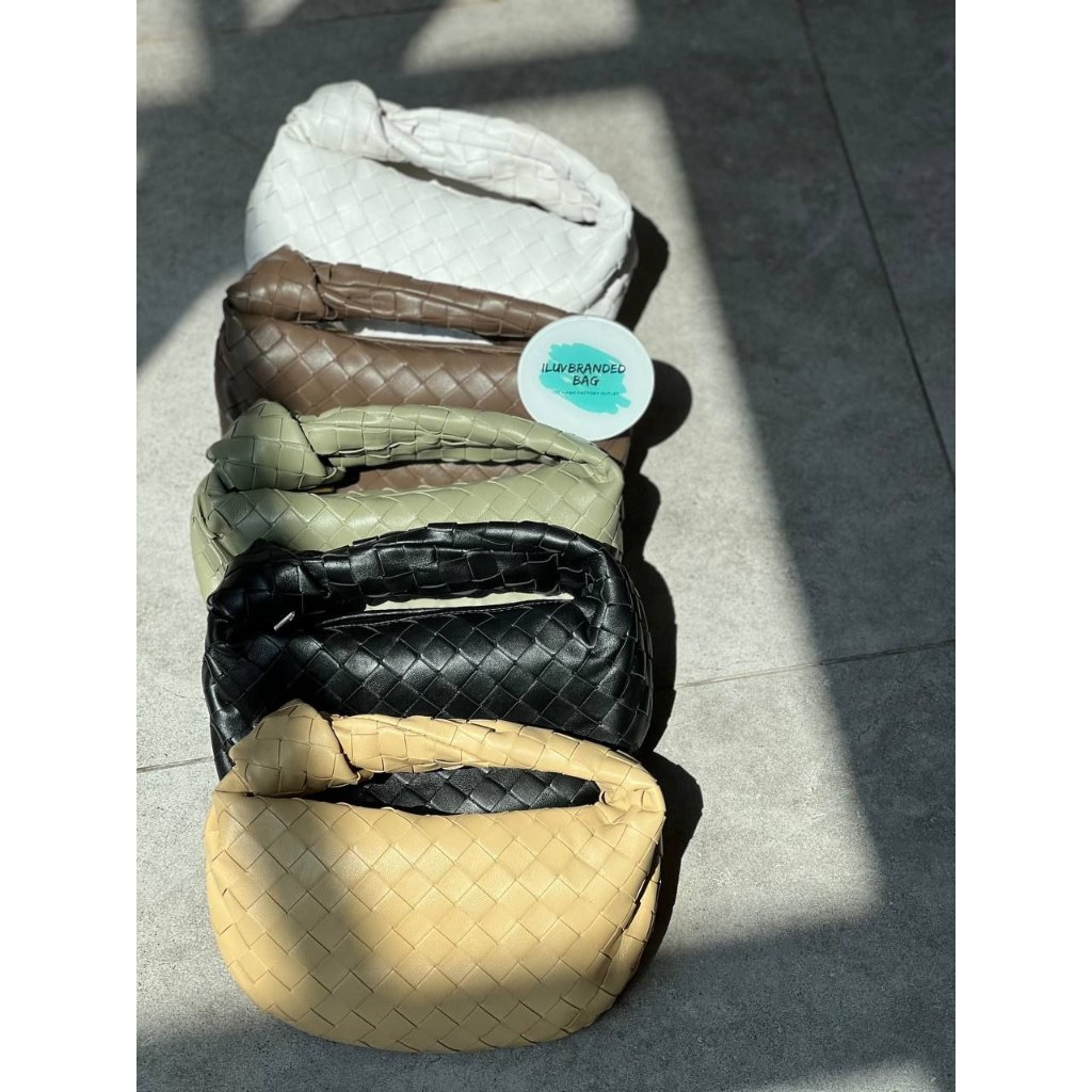 Jodie Mini Hand Bag Wanita Anyaman Genuin Leather