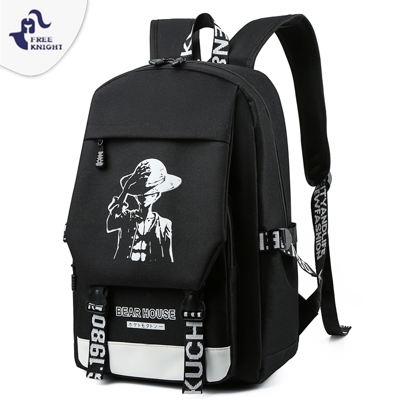 Freeknight Tas Ransel Pria Tas Laptop Sekolah  Anti Air Anak Sekolah Backpack TR603