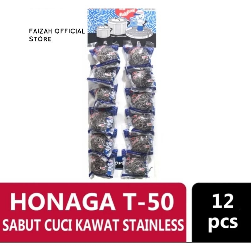 HONAGA SABUT CUCI KAWAT STAINLESS T-50