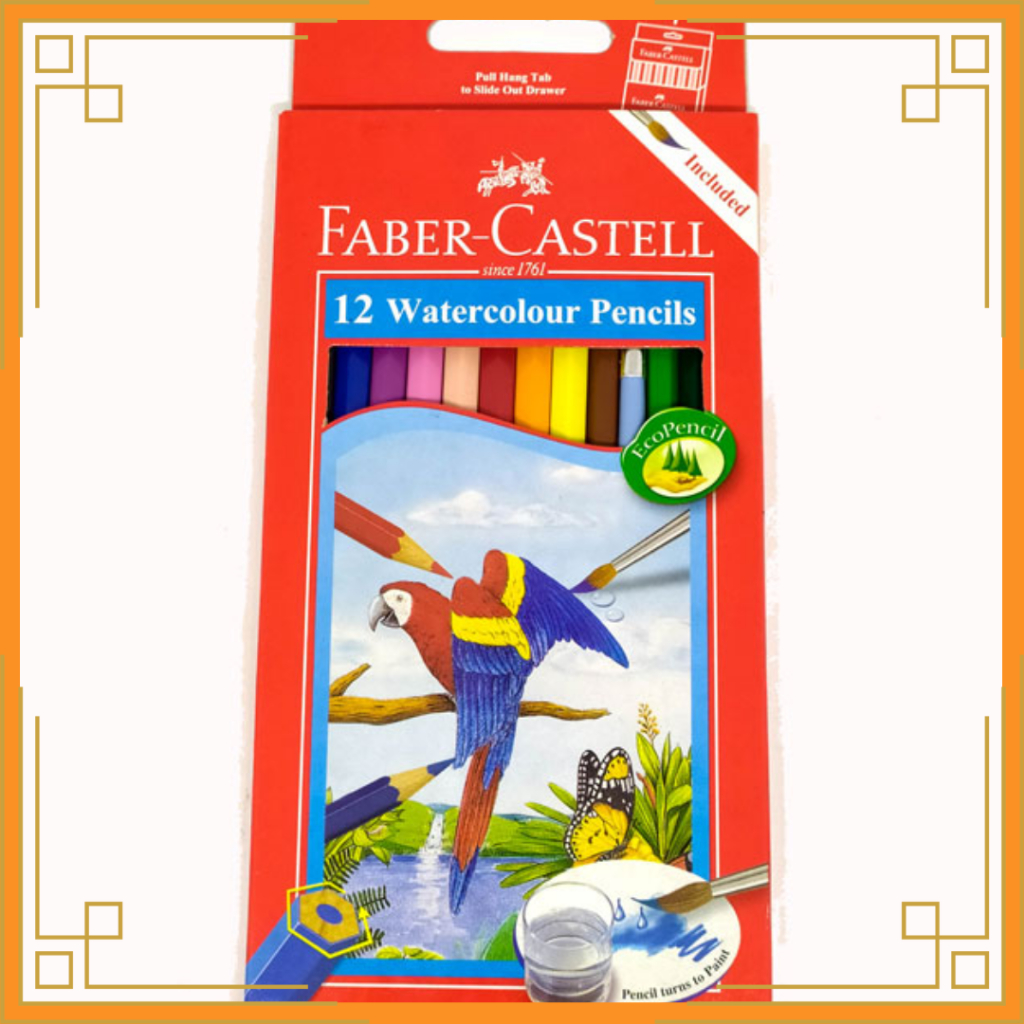 

FABER CASTELL Pensil warna watercolor 12 dan 24 warna