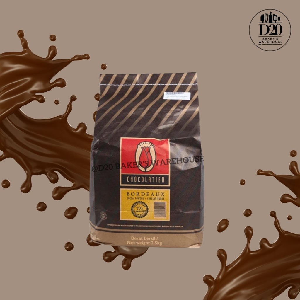 

Tulip Bordeaux Cocoa Powder Cokelat Bubuk 2,5kg