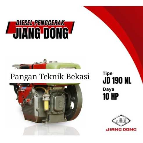 JD 190 NL MESIN DIESEL JIANG DONG | Diesel Jiangdong 10 PK | Diesel Penggerak 10 HP JD 190NL