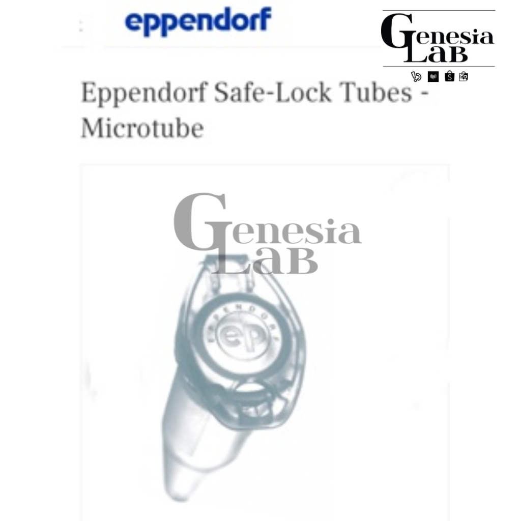 Eppendorf Tube 0,5 ml 1,5 ml 2 ml Safe-Lock Microtube Microcentrifuge