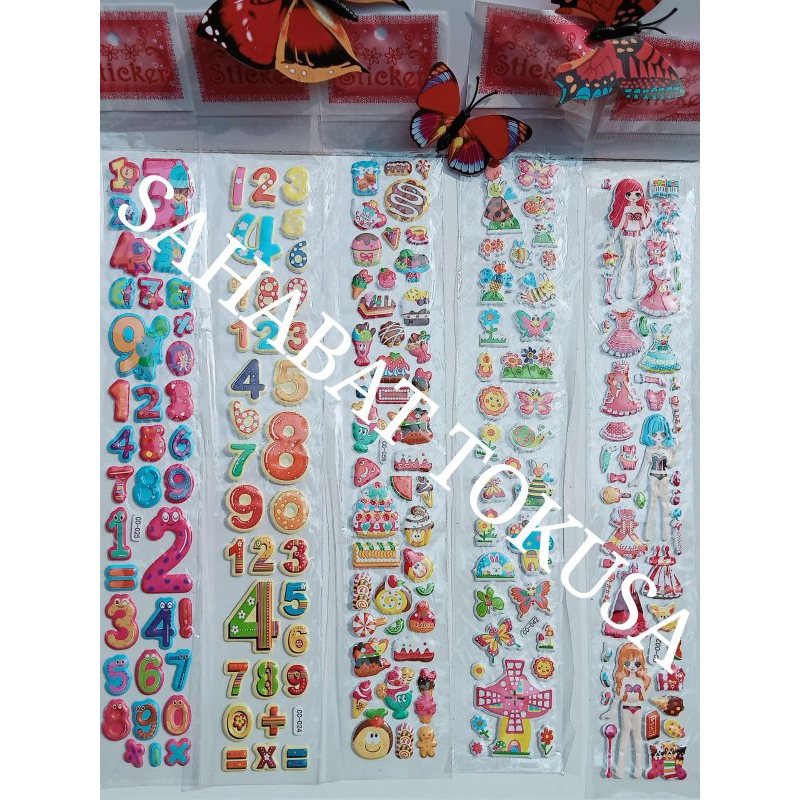 

(STIKER TIMBUL PANJANG)(HARGA /1PCS) Mainan anak/mainan grosir/mainan murah/mainan jadul/ ASESORIS