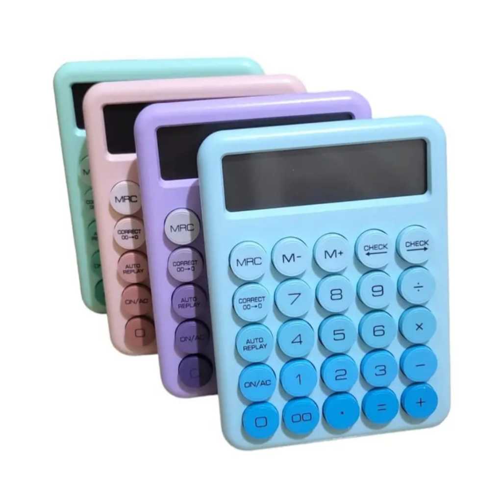 

Calculator unik SDC 242 12 Digit Warna diameter 14 x11Cm warna pastel CT