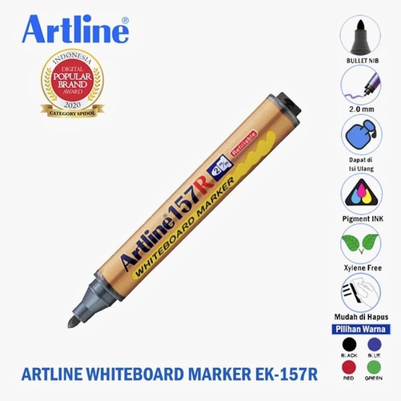 

spidol whiteboard marker artline 157R