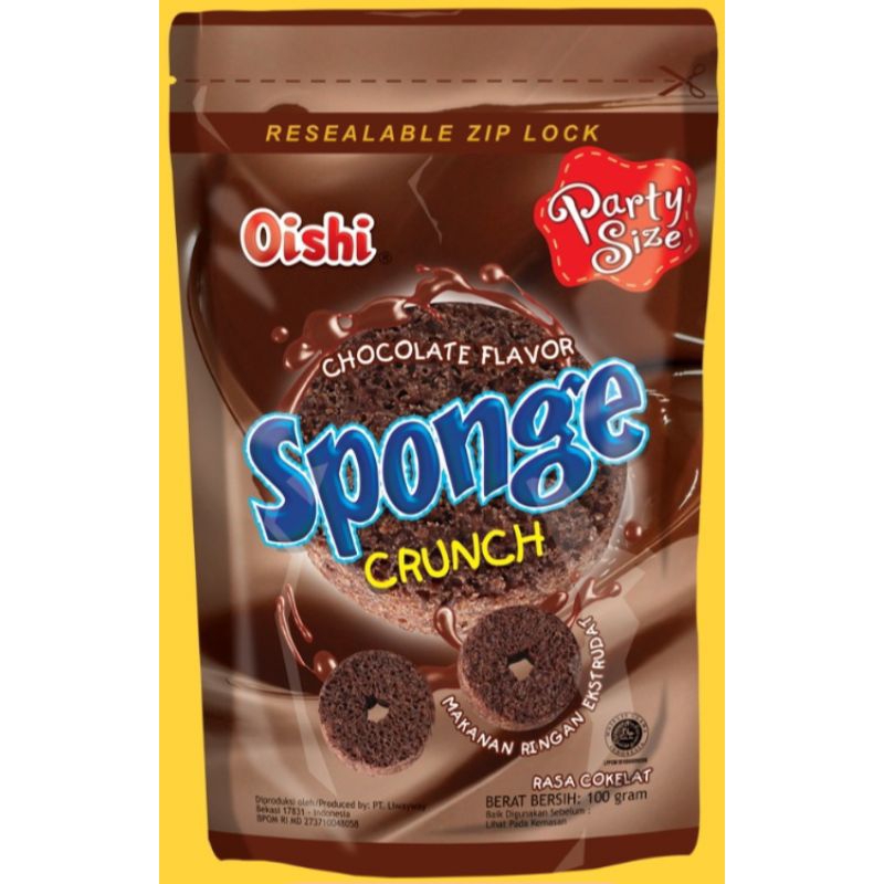 

Oishi Sponge Cruch Cokelat 100gr