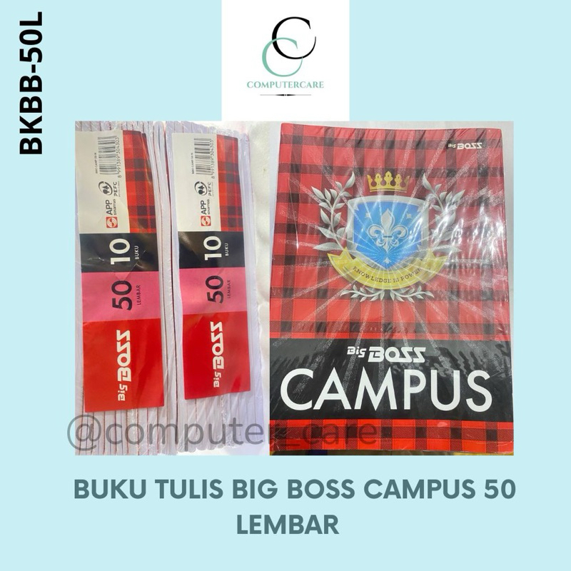 

BUKU TULIS BIGBOSS MURAH CAMPUS BOXY 50 L isi 10