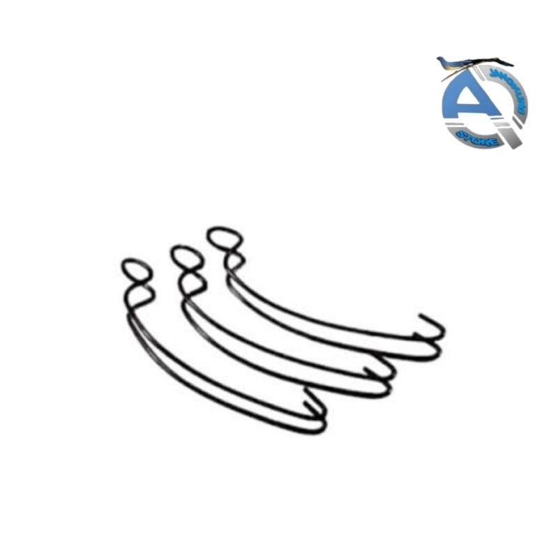 Klem Kawat Besi Tebok Kandang Lovebird  kandang kecil pleci dan yang besar 1 set isi 3 biji