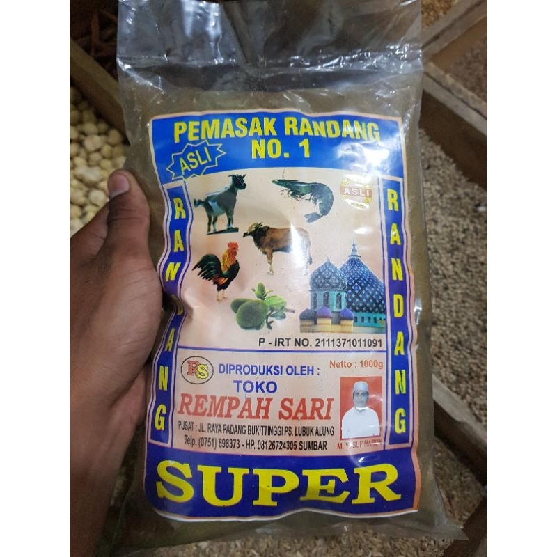 

BUMBU RENDANG KHAS MINANG 1KG
