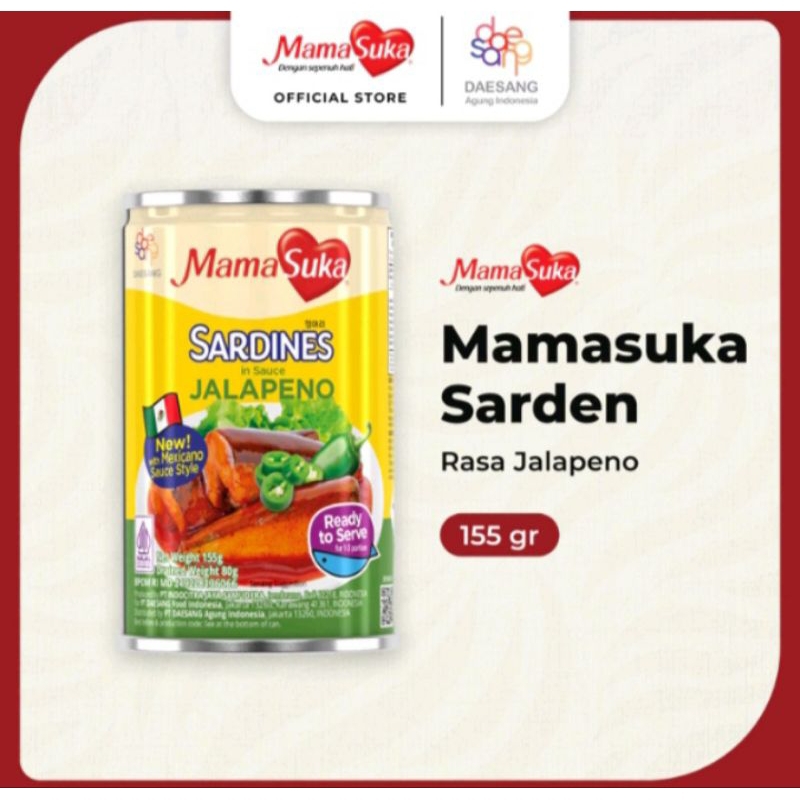 

Mamasuka Sarden Jalapeno 155 gr