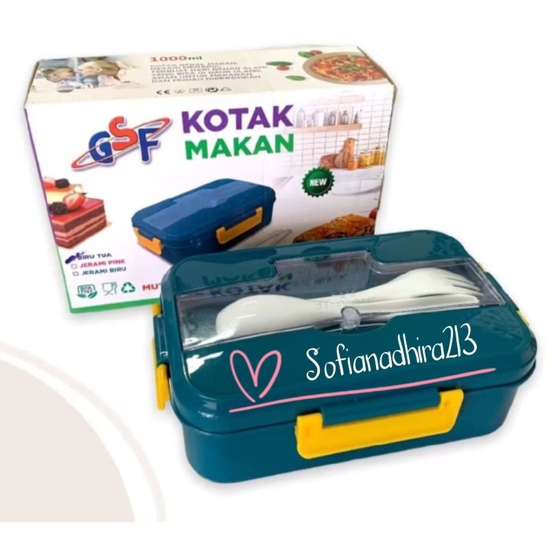 Kotak bekal GSF 3103 kotak makan gsf G 3103 launch box gsf 3103