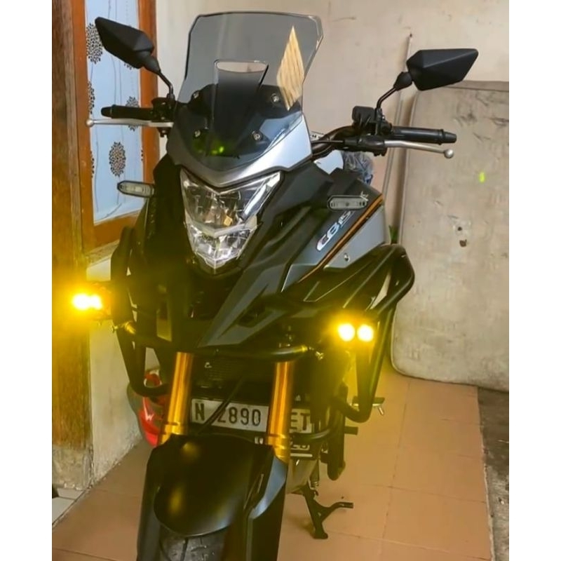 Crashbar Honda CB 150X Fullset Bonus lampu dan jalu slider