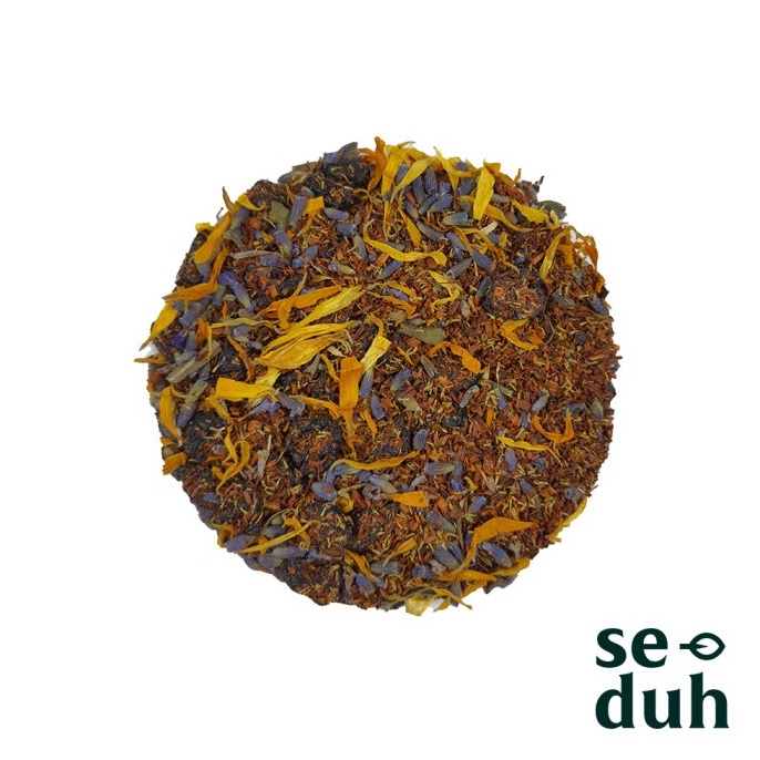 

DISKON AKHIR BULAN SWEET LULLABY Tea Blend Rooibos with Mixed Flower Dried Blueberry 15 gram