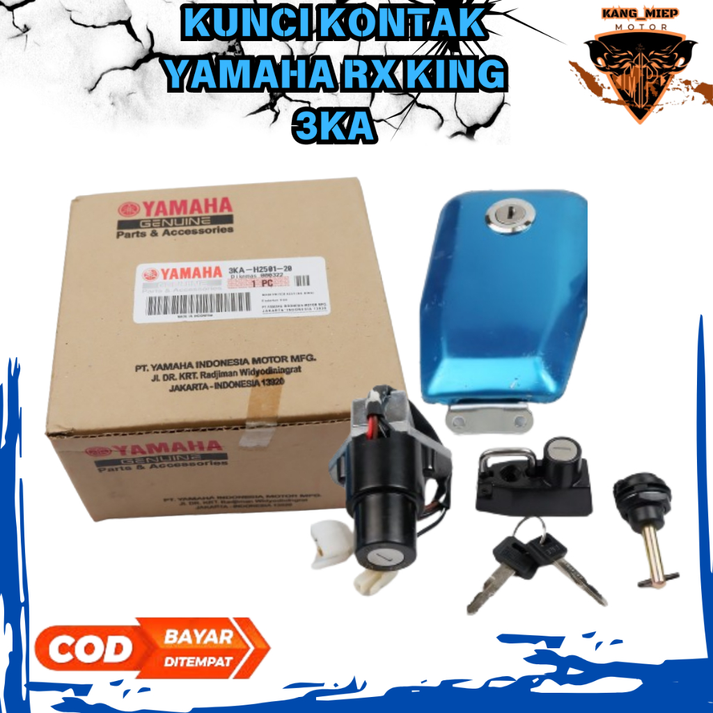 Kunci Kontak Assy Yamaha RX King 3KA / Kontak Sepeda Motor Yamaha RX King / Kunci RX-King New 3KA