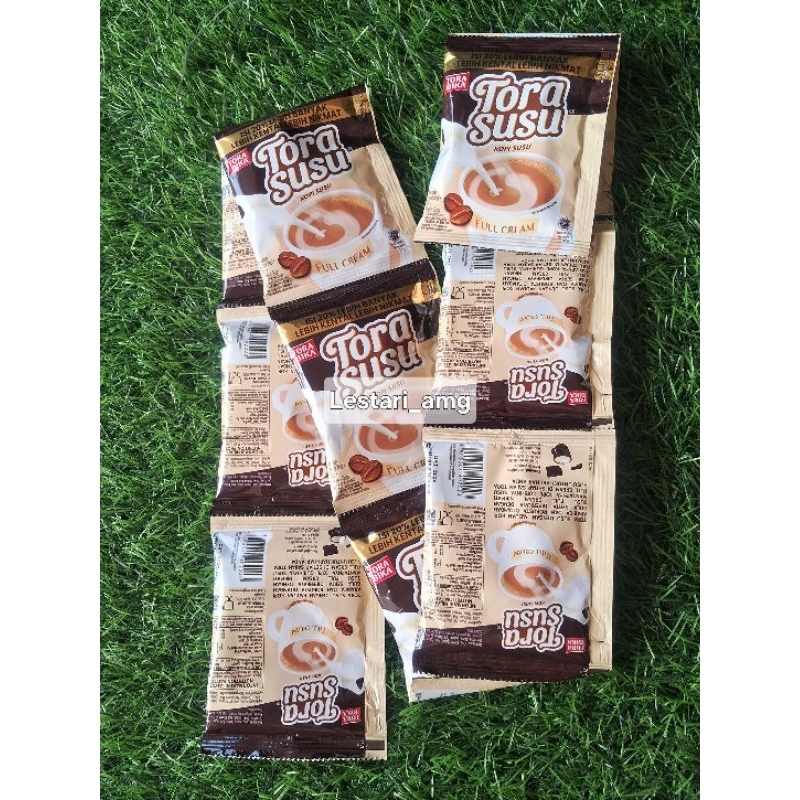 

kopi tora susu | tora bika susu 1 renceng isi 10 sachet