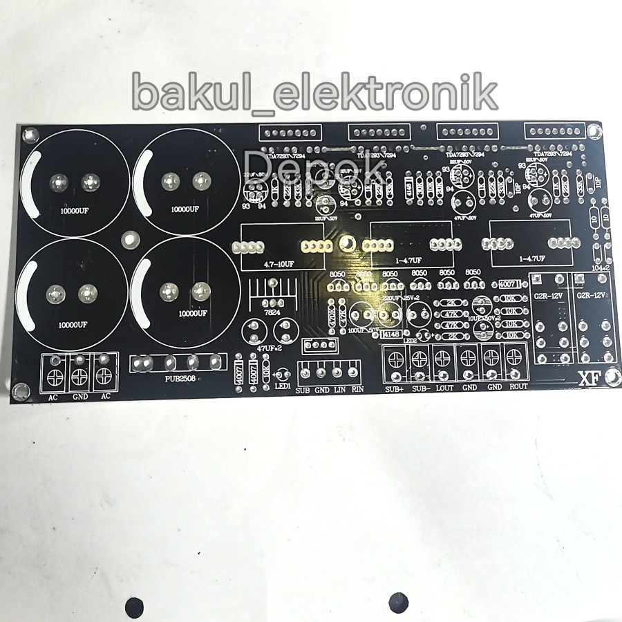 PCB AMPLIFIER tda7293 tda7294 2.1 stereo + BTL