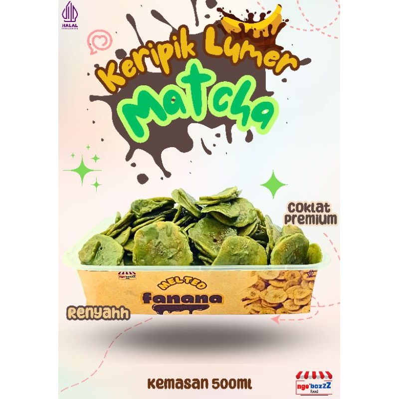 

KERIPIK PISANG COKLAT LUMER RASA MATCHA GREENTEA