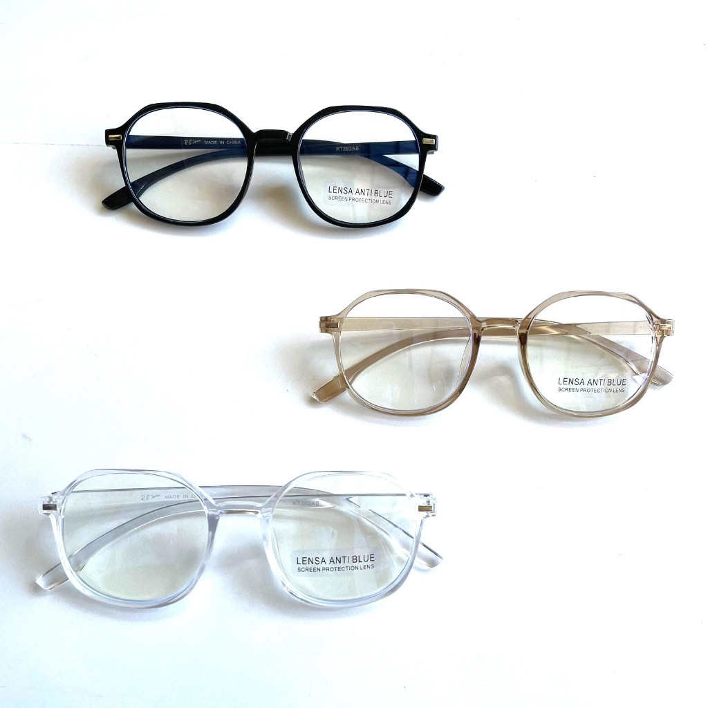 Frame Winter - Kacamata Lensa Anti Radiasi/Blueray - KT262 AB