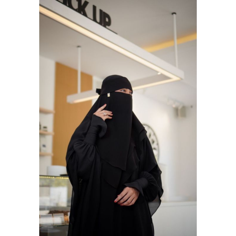 Niqob Bandana/Niqob Poni/Niqob 2 layer/Niqob Siffon Arab/Niqob Arabian