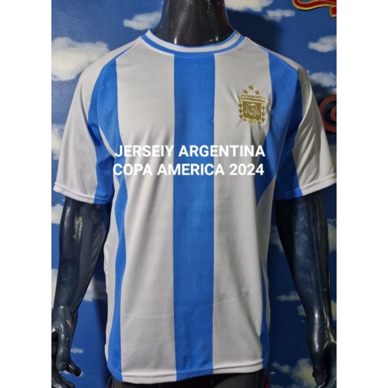 JERSEIY ARGENTINA HOME DAN AWAY JUARA COPA AMERICA 2024