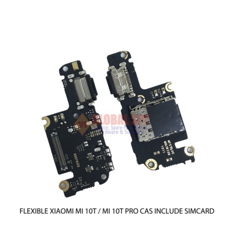 FLEXIBLE XIAOMI MI10T / MI10T PRO CONNECTOR CHARGER INCLUDE SIMCARD / KONEKTOR CAS MI 10T / MI 10T P