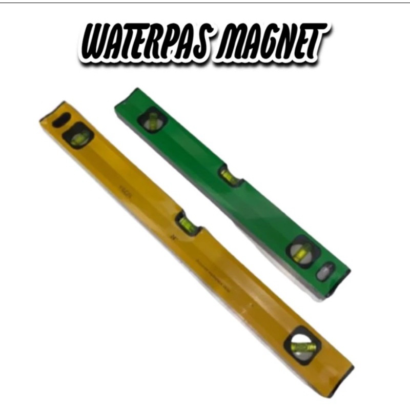 

Penggaris Waterpass Magnet / Waterpas Magnit Panjang - 24 INCH (60 CM)