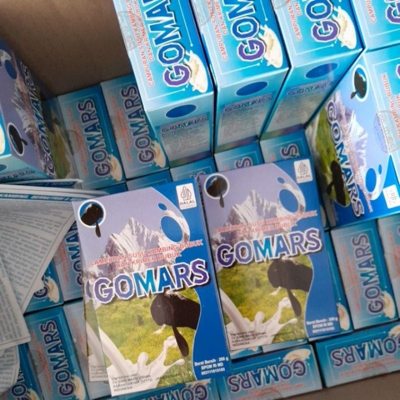 

Gomars Susu bubuk kambing lemak nabati