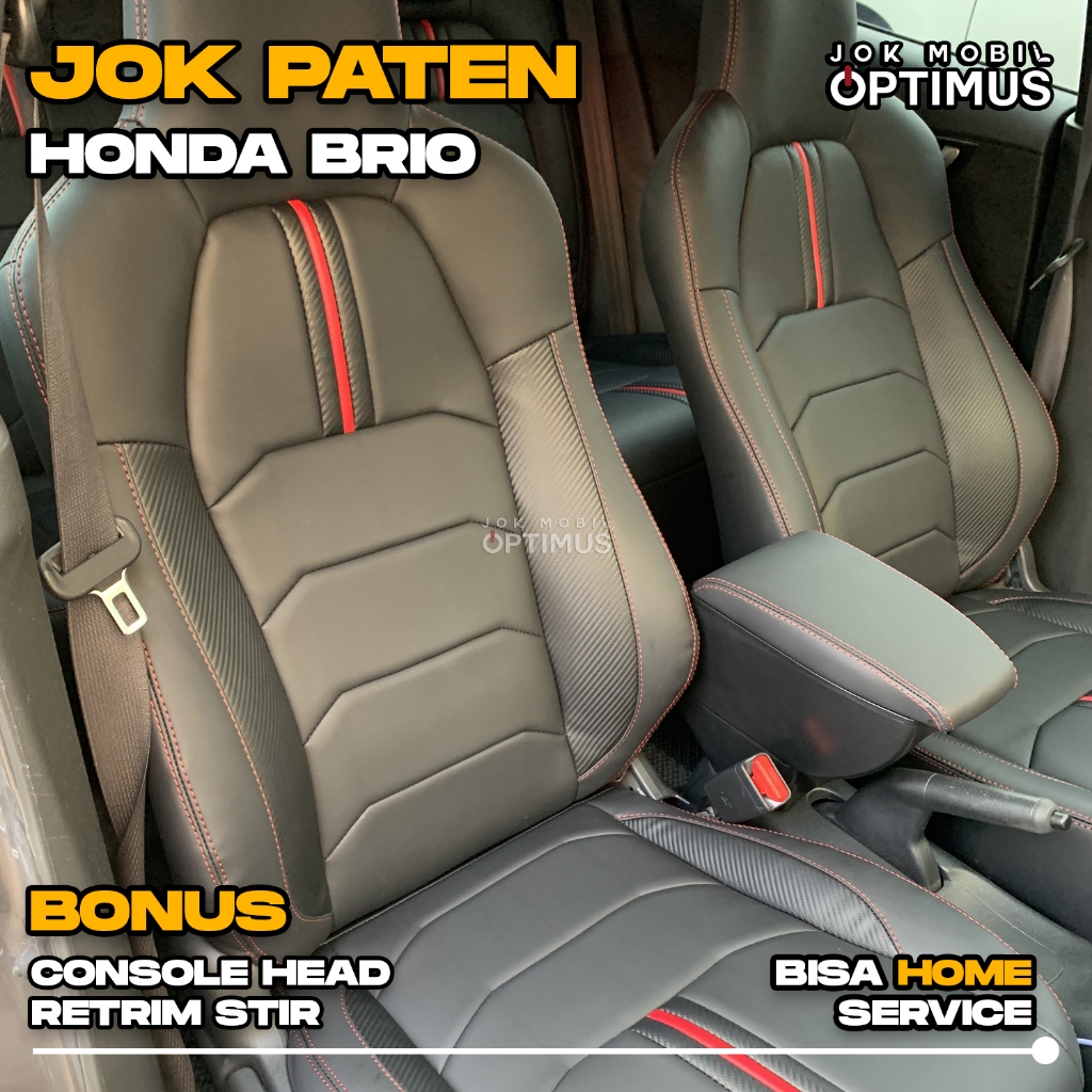 Sarung Jok Paten Mobil Honda Brio Bahan Cherokee