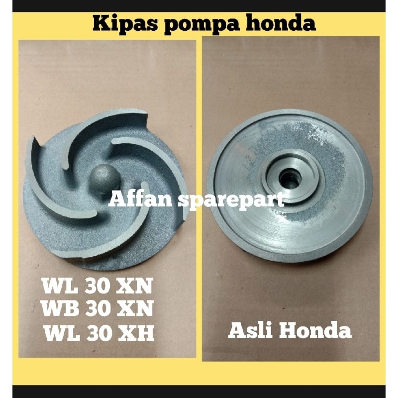 KIPAS HONDA POMPA ( 78106-YG8 ) WL30XN/WL30XH/WB30XN ORIGINAL HONDA